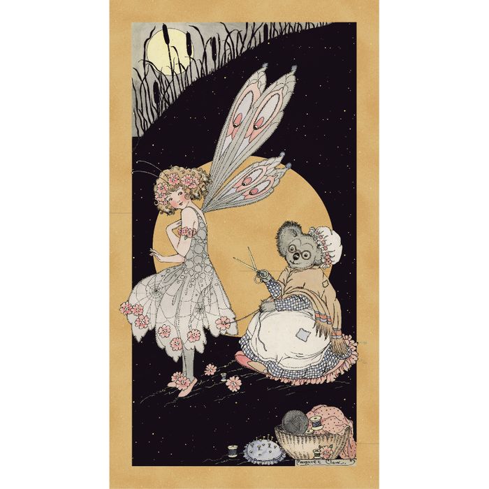 fairy designs 100 percent cotton fabric for sewing quilts and making garments