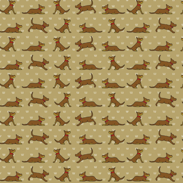australian cattle dog fabric