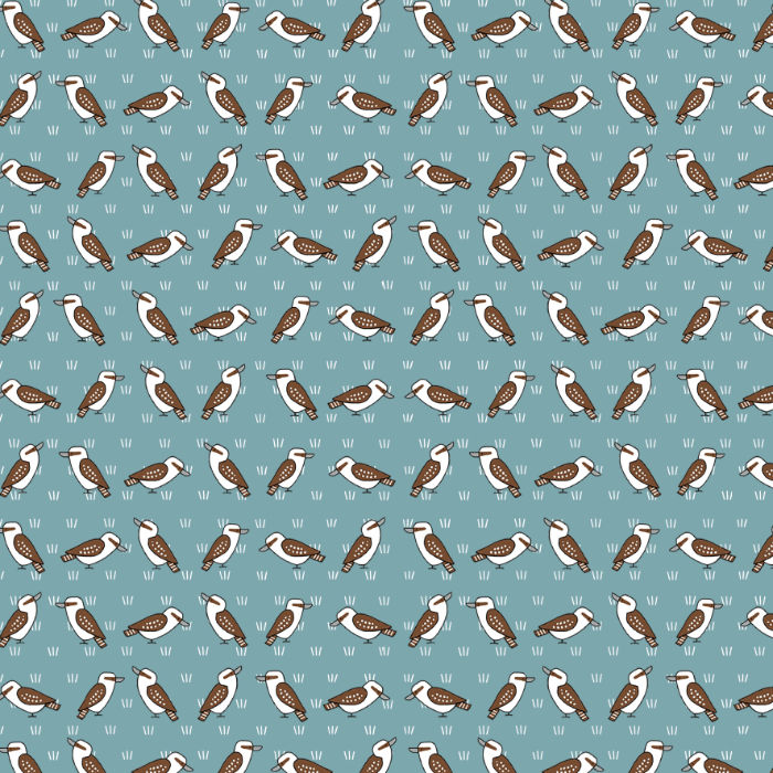 kookaburra bird fabric