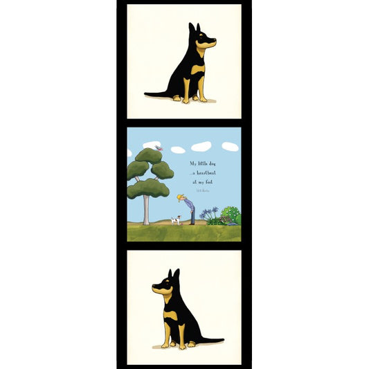 Man's Best Friend Panel By Red Tractor Designs