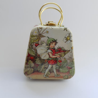 Flower Fairies Mini Handle Basket Tins- Strawberry Fairy