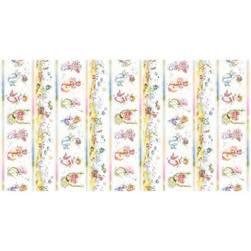 Enchanted Seas Mermaids Fabric By Sillier Than Sally Designs