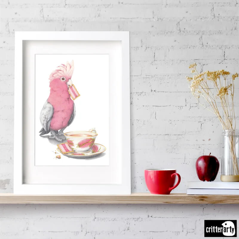 Galah Unframed Art Print